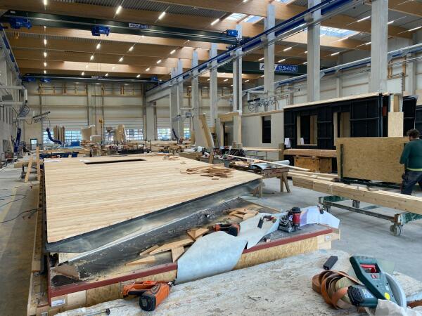 Vorfertigung der Sonderbauteile