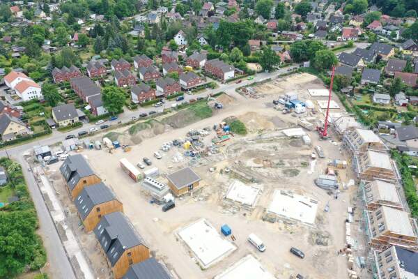 Ende 2024 will man mit der kompletten Siedlung fertig sein.