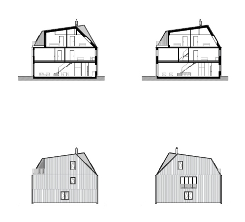 Schnitte und Ansichten