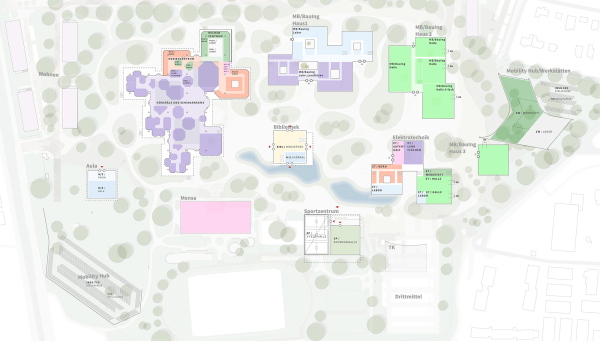 1. Preis: h4a mit Gl�ck Landschaftsarchitektur und Wick+Partner Architekten Stadtplaner (alle Stuttgart). Grundriss Erdgeschoss