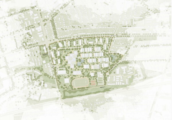 2. Preis: bizer architekten mit koeber Landschaftsarchitektur (beide Stuttgart)