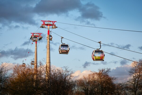 Seilbahn auf der Bundesgartenschau 2023