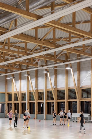 Sporthalle in Frankreich von Link Architectes