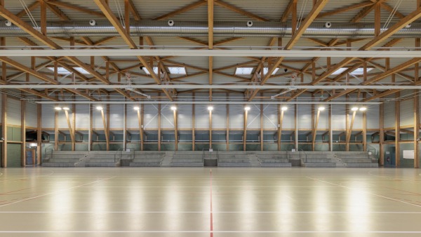 Sporthalle in Frankreich von Link Architectes