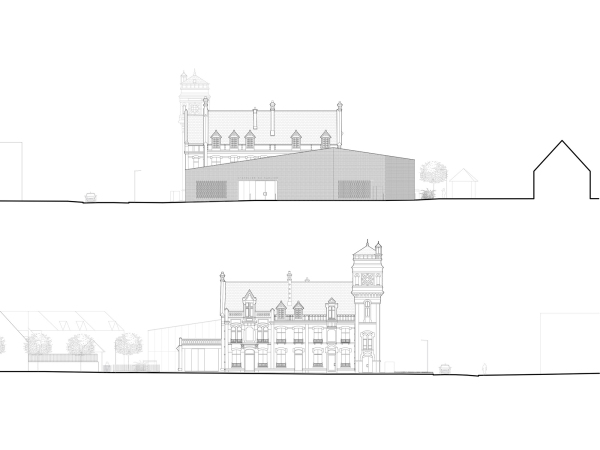 Ansichten Nord und Sd