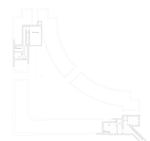 Anerkennung: Staab Architekten (Berlin). Kellergeschoss