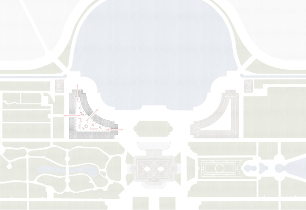 3. Preis: VON M (Stuttgart). Lageplan