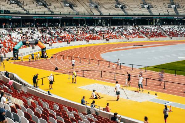 Stadion in Budapest von Napur