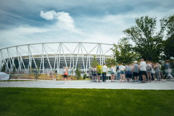 Stadion in Budapest von Napur