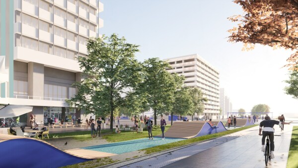 2. Platz: ADEPT (Kopenhagen) und POLA Landschaftsarchitekten (Berlin)