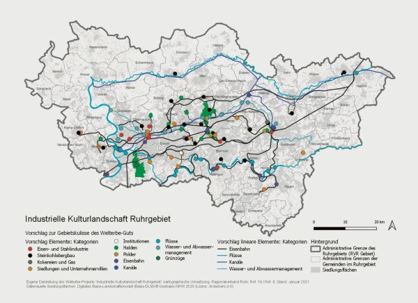 Industrielle Kulturlandschaft Ruhrgebiet, Welterbe-Projekt