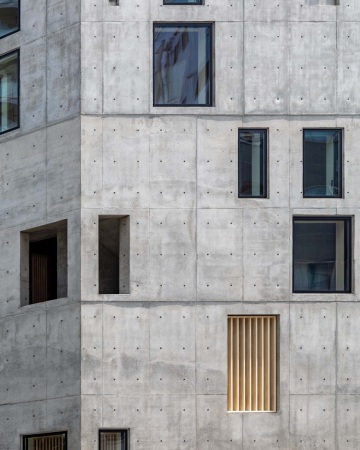 Restaurant und Wohnungen von Florian Busch Architects