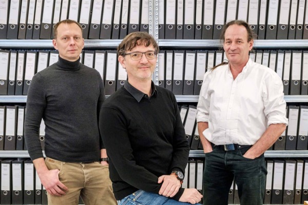 Partner im Büro a.k.a. ingenieure, v.l.n.r. Thomas Hintermann, Christian von Kameke, Thomas Beck