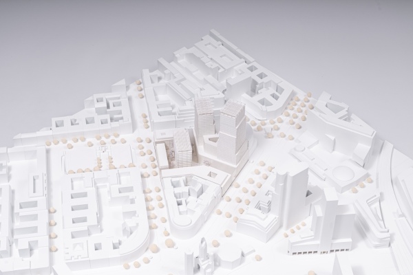 3. Preis: Cobe A/S (Kopenhagen), Stdtebauliches Modell