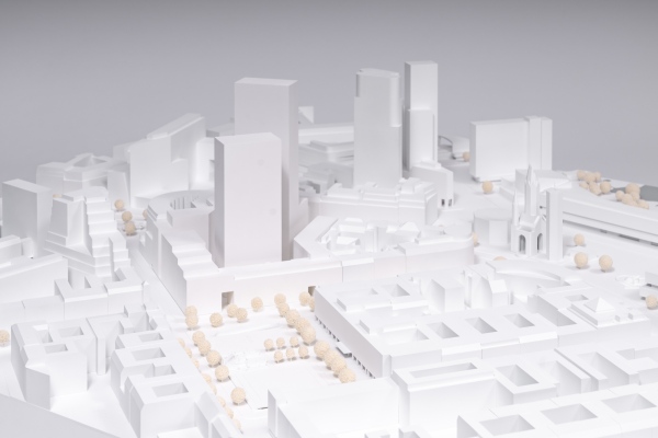 2. Preis: David Chipperfield Architects (Berlin, London) mit Wirtz International (Schoten), st�dtebauliches Modell