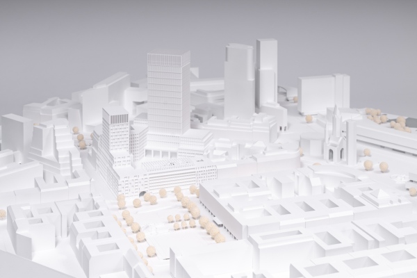 1. Preis: Henning Larsen Architects (Kopenhagen), Modell