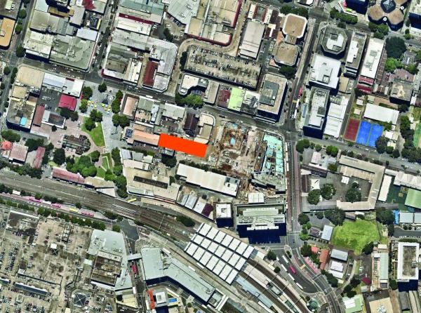 Lageplan mit Luftbild