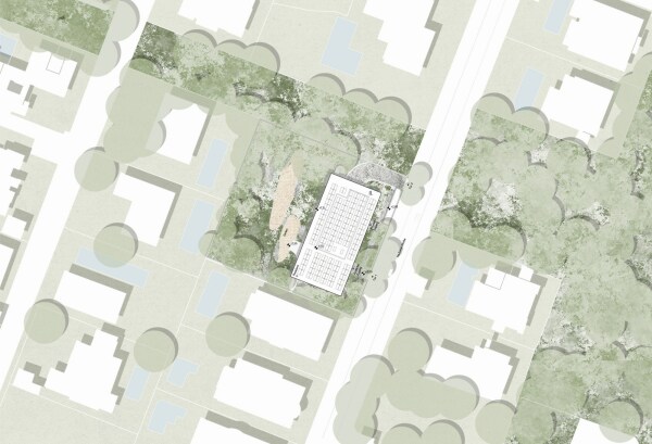 1. Preis: Gustav D�sing mit wolff:architekten mit Architekten f�r nachhaltiges Bauen und emmerik garden design and research, Lageplan