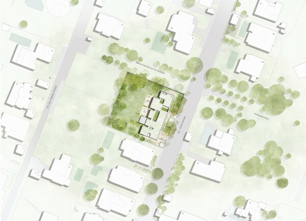 2. Preis: Gerber Architekten, Lageplan