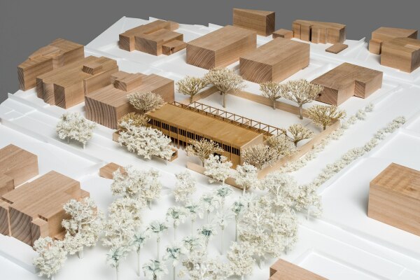 3. Preis: Sacker Architekten und freisign Landschaftsarchitektur, Modell