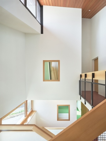 Treppenhaus im umgebauten Pfarramt