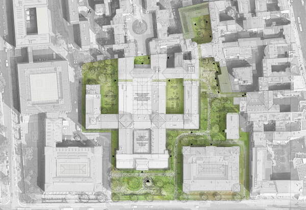 4. Preis: WXCA (Warschau)und Kopperroth Architektur und Stadtumbau (Berlin). Lageplan