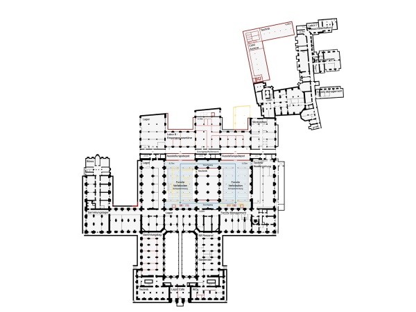 3. Preis: allmannwappner (M�nchen) mit Rabe landschaften (Hamburg). Grundriss Untergeschoss