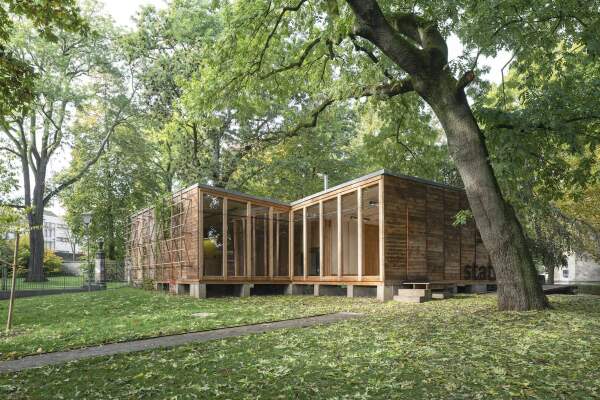 Preiskategorie Soziale Infrastruktur  Anerkennung: Forschungsstation an der Universitt Kassel vom Fachgebiet Architekturtheorie und Entwerfen der Uni Kassel