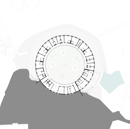 Grundriss Gartengeschoss (Wohngebude)