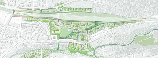 Platz 2: CKSA (Berlin) + Uniola Lanschaftsarchitektur (Berlin)