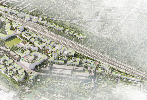 Platz 2: CKSA (Berlin) + Uniola Lanschaftsarchitektur (Berlin)