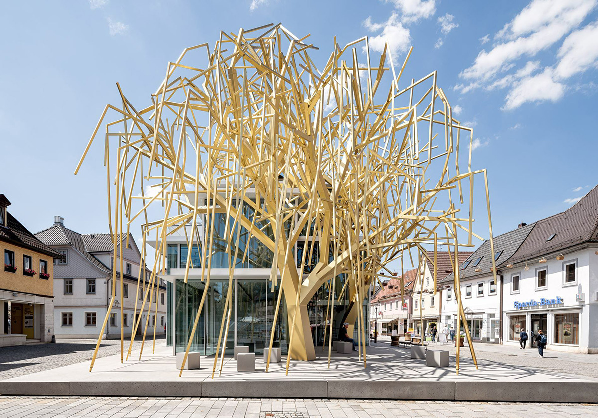 Künstliche Weide für Lichtenfels - Stadthaus von Peter Haimerl Architektur