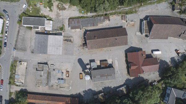 Luftbild Bestand; Quartier der Generationen in Schorndorf