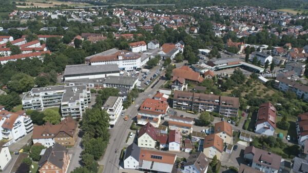 Luftaufnahme Bestand fr das Projekt Leben in der Vorstadt in Schorndorf