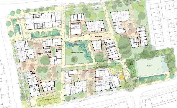 Grundriss Erdgeschoss mit Freianlagen