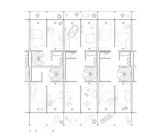 Ausschnitt Grundriss 4. Obergeschoss
