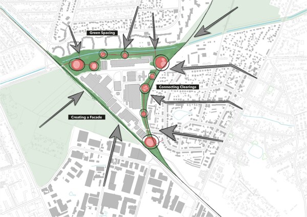 Lessingstra�e, �The Grove - Redefining Green Spaces� von Agustin Melgarejo und Julieta Quiroga, FADU-UBA Buenos Aires