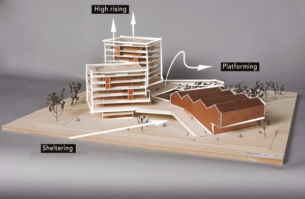 Entwurf fr die Lessingstrae von Carl Ollertz, FH Erfurt