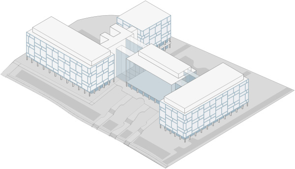 Konzeptzeichnung Fassade