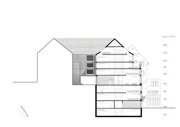 1. Preis: DMSW Architekten / MOZIA / HEG Beratende Ingenieure (Berlin), Ansicht Siegbergstrae