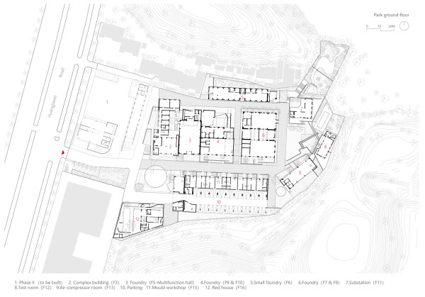 Grundriss und Nutzung Parkgeschoss