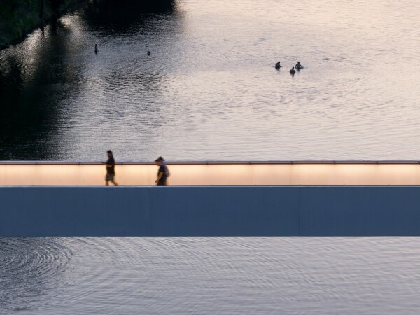 Fu�g�ngerbr�cke in Prag