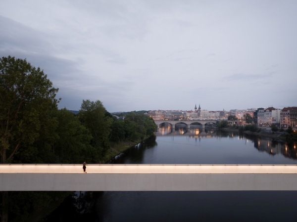 Fugngerbrcke in Prag