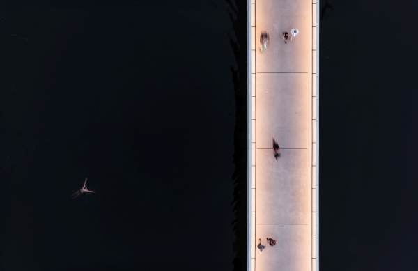 Fugngerbrcke in Prag