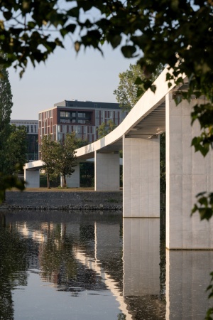 Fu�g�ngerbr�cke in Prag