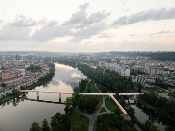 Fugngerbrcke in Prag