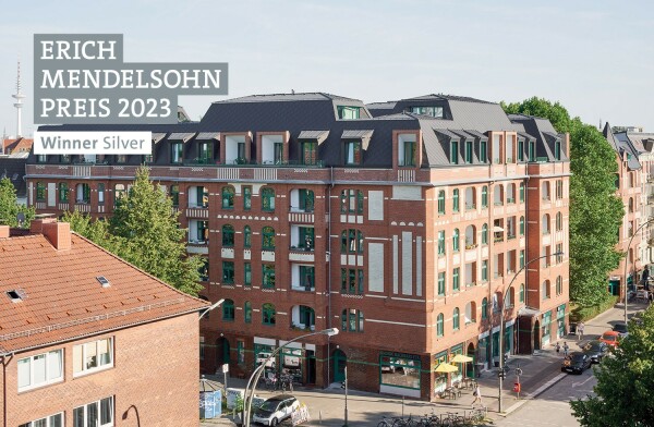 Kategorie Sanierung Silber: Trutz von Stuckrad Penner Architekten, Berlin; Projekt: Zweigeschossige Dachaufstockung eines denkmalgeschtzten Ensembles in Hamburg