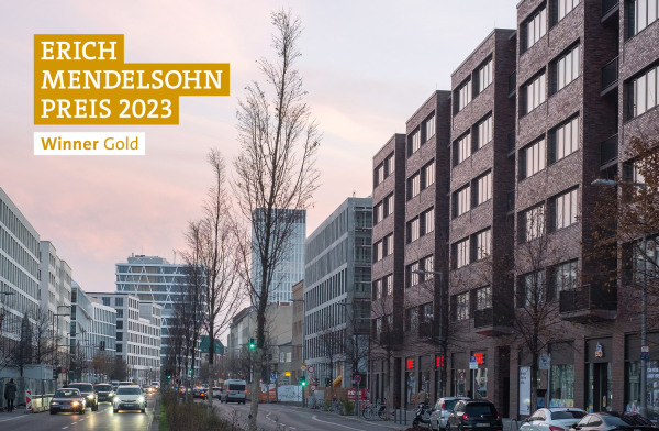 Kategorie Wohnungsbau/ Geschosswohnungsbau Gold: Robertneun Architekten, Berlin; Projekt: Quartier Heidestrae Core, Berlin