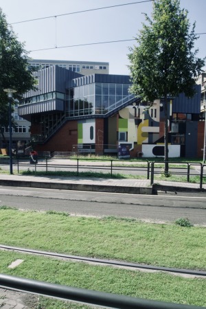 Forum Jugendkulturzentrum (1978) von der Architektengruppe Weber, von Wrangel, Volz und Schwenk