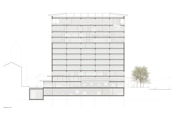 2. Preis: EM2N (Zrich). Lngsschnitt